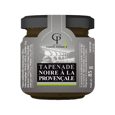 Tapenade noire du Moulin de Cante Perdrix, Domaine du Petit Olivier